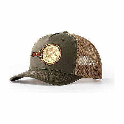 Moonlit Bridle Ring Sundown Familiars Trucker Hat – Olive Khaki