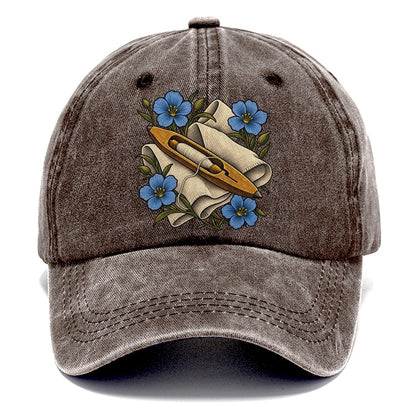 Ulster Linen Shuttle And Flax Uk Culture Heritage Classic Cap – Brown