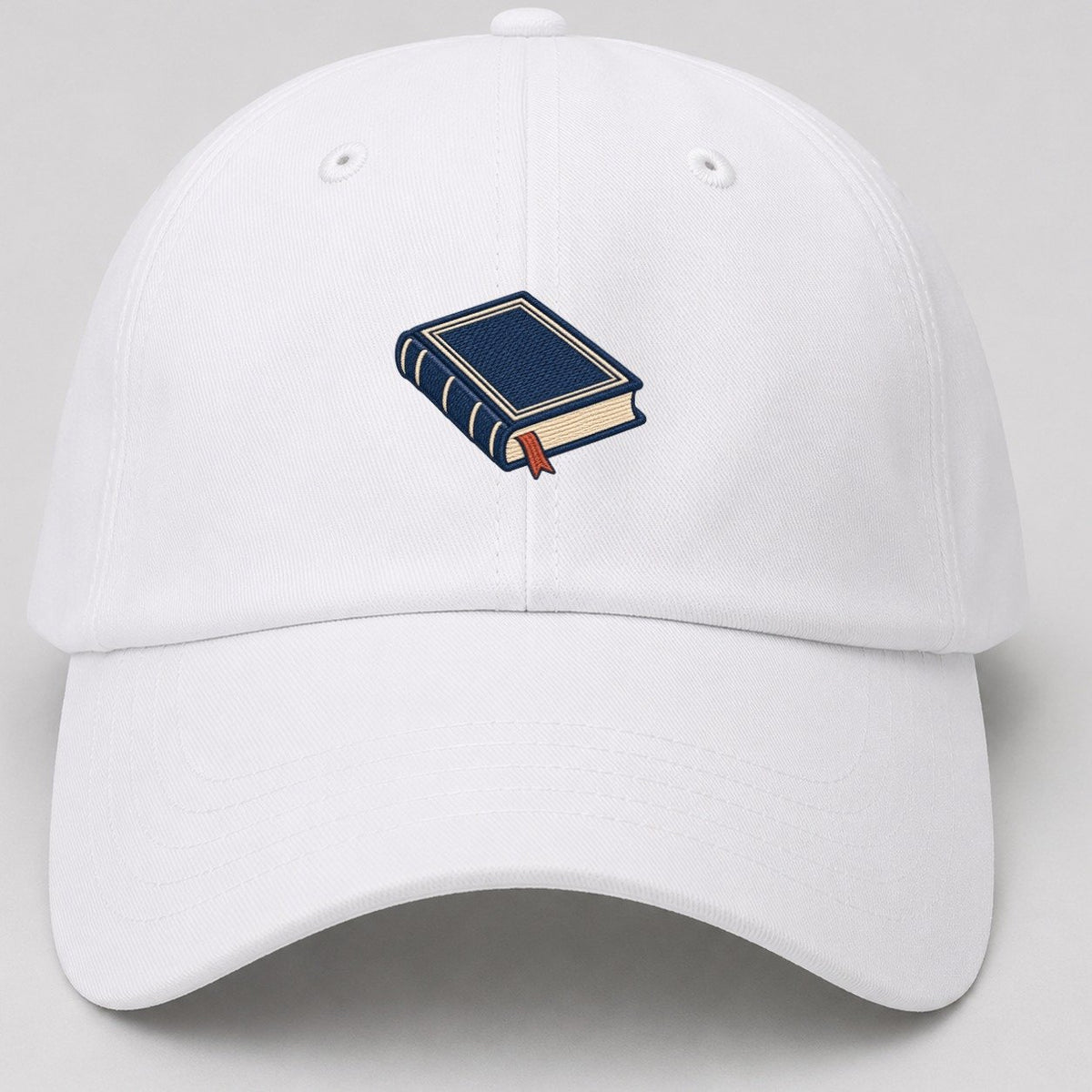 Hardcover Book Tiny Solo Marks Baseball Cap – White
