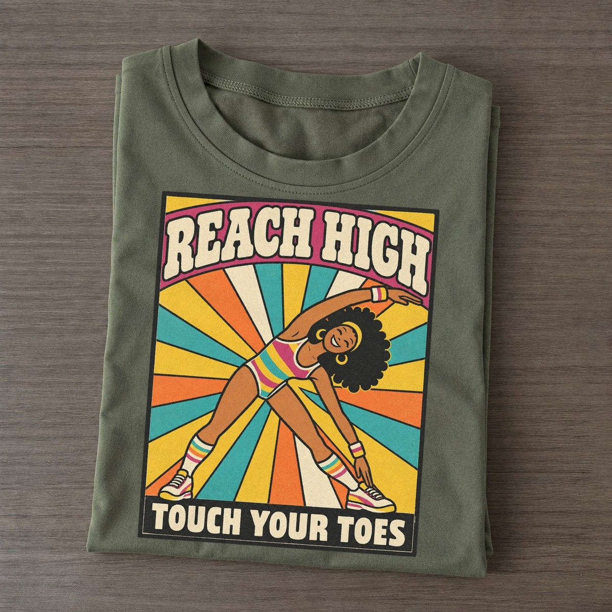 Stretch Guru Boogie Bodies Classic T-shirt – Army Green