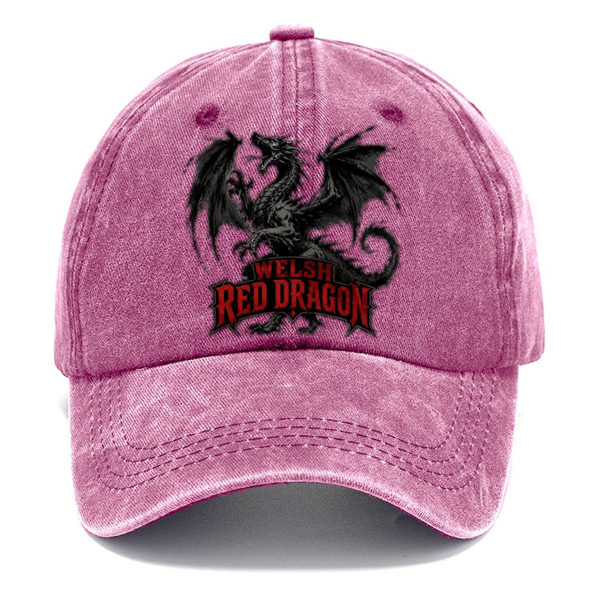 Welsh Dragon Gestural Marks Classic Cap – Dusty Rose