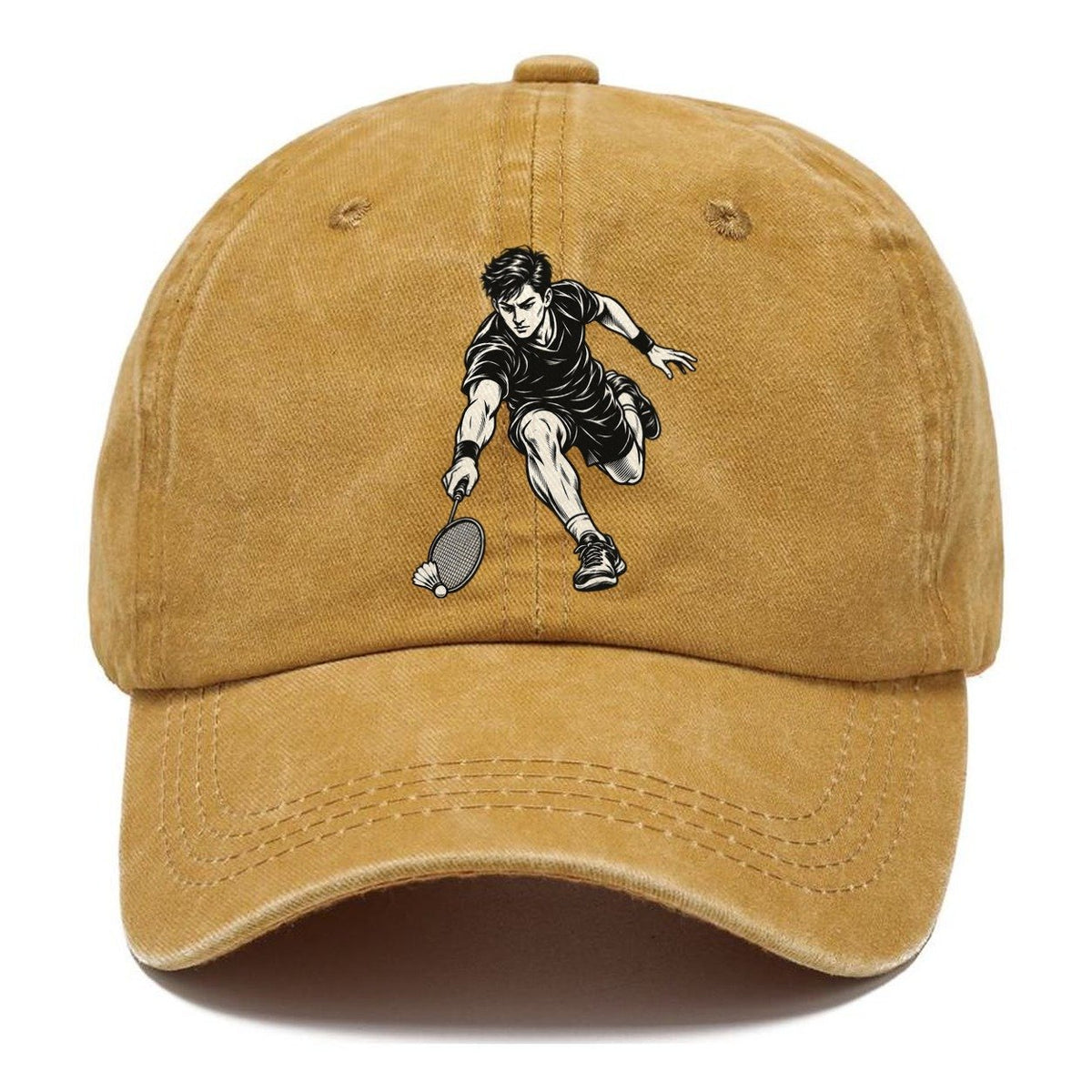 Badminton Defensive Dive Global Sports Ink Figures Classic Cap – Golden Harvest