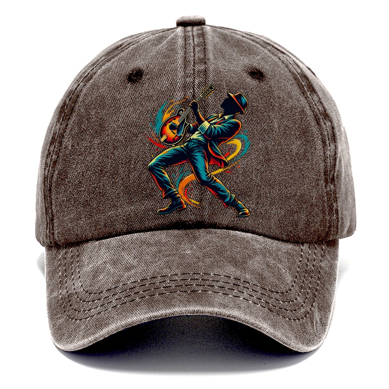 Mandolin Icon Music Instruments Classic Cap – Brown