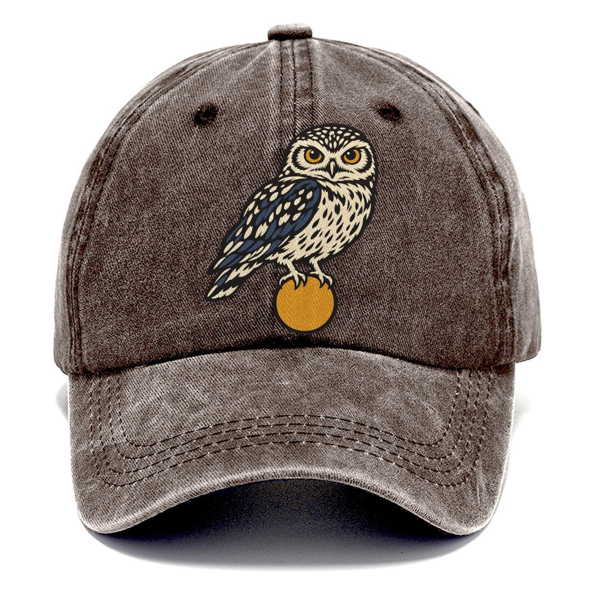 Burrowing Owl Sunrise Sundown Familiars Classic Cap – Brown