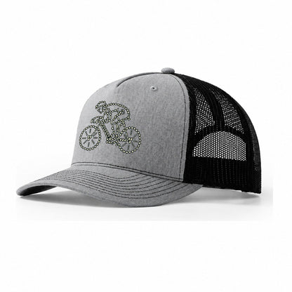 Cyclist Sprint Arc Trucker Hat – Sport Grey Black