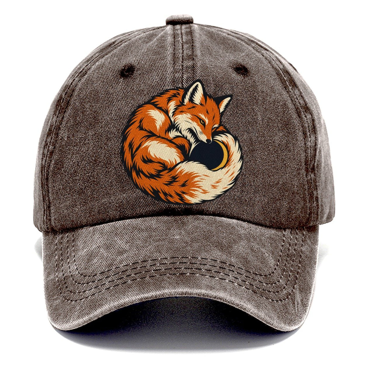 Fox Eclipse Tail Sundown Familiars Classic Cap – Brown