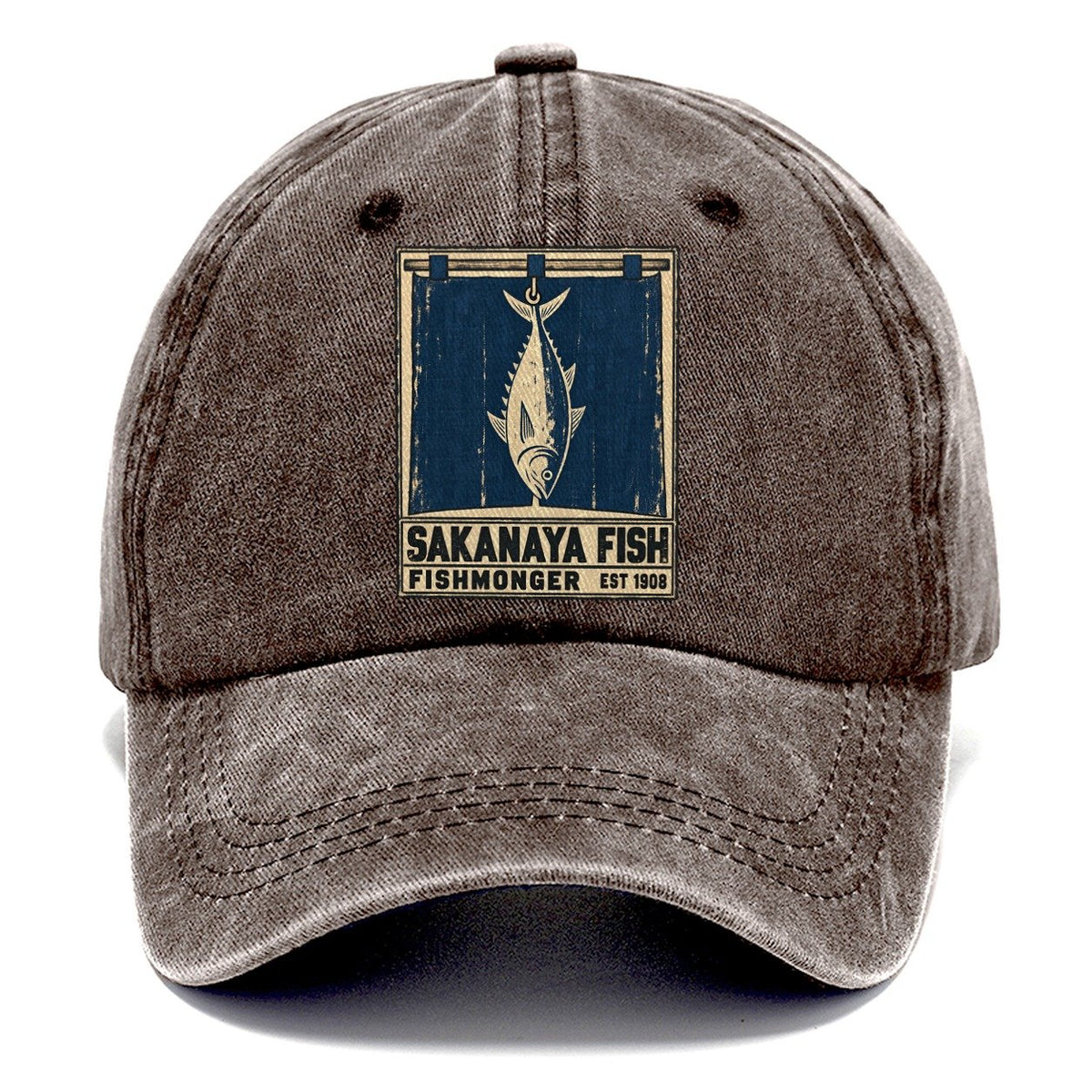 Sakanaya Fish Market Noren Trade Co Classic Cap – Brown