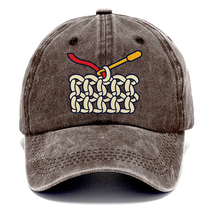 Hook And Yarn Diagram Yarn Crafts Classic Cap – Brown
