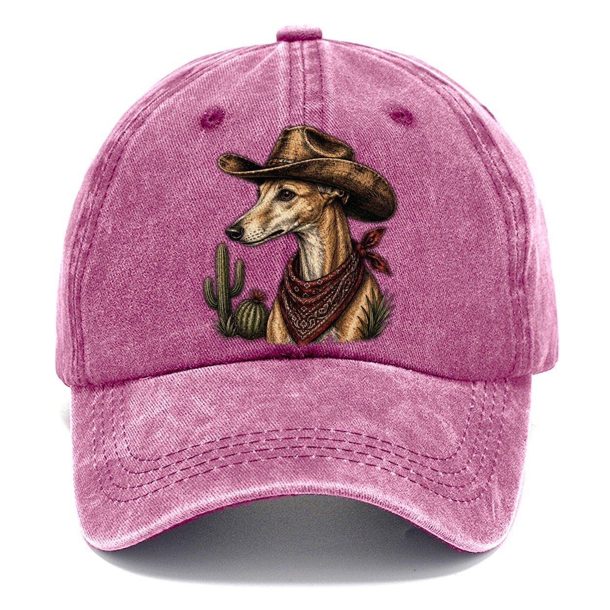 Western Fawn Whippet Classic Cap – Dusty Rose