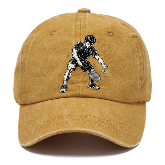 Badminton Low Serve Global Sports Ink Figures Classic Cap – Golden Harvest