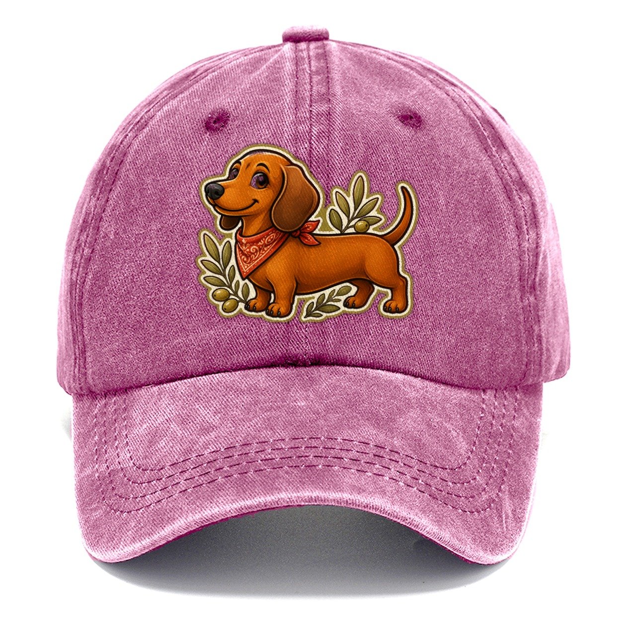 Sweet Sausage Pup Dachshund Classic Cap – Dusty Rose