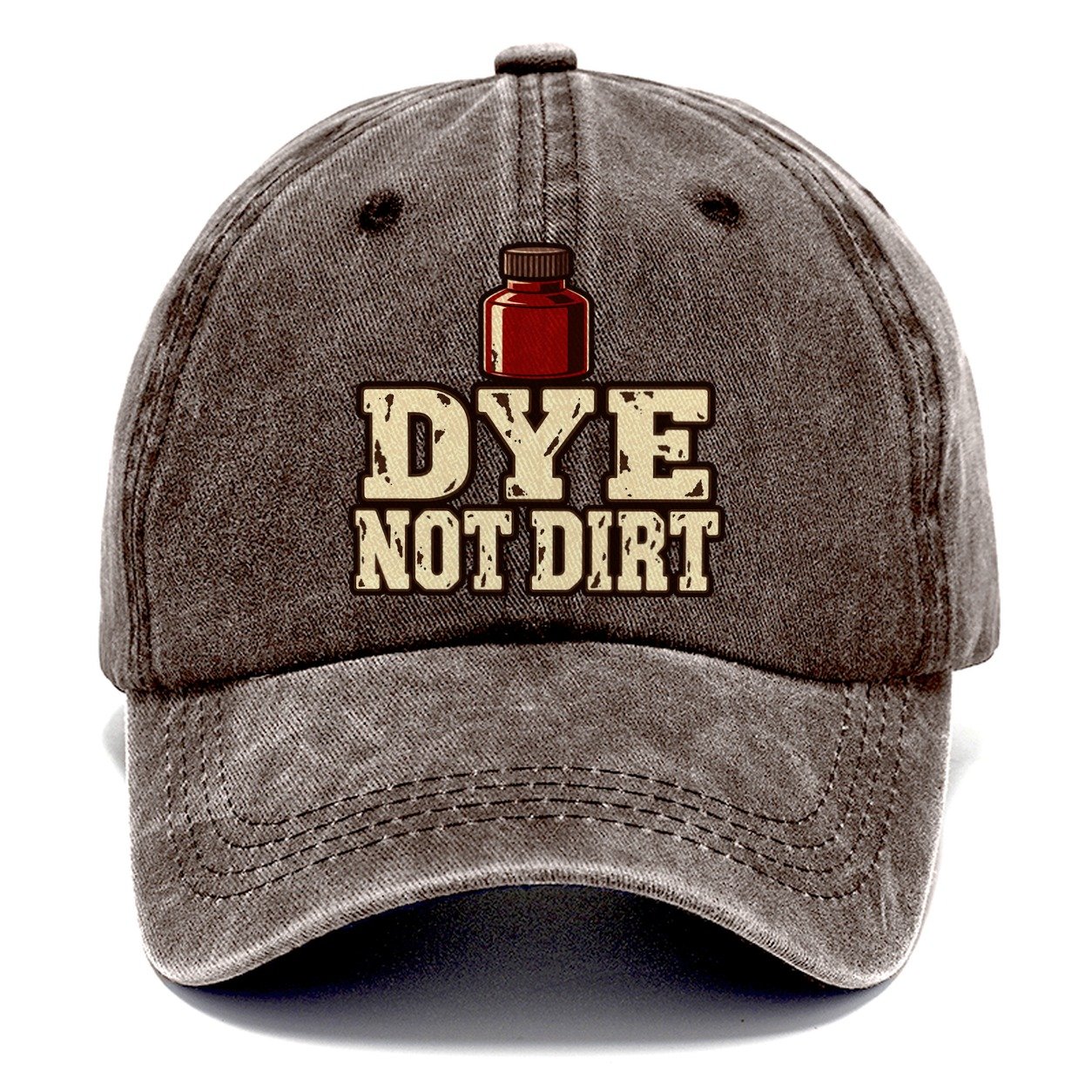 Dye Not Dirt Leathercraft Classic Cap – Brown