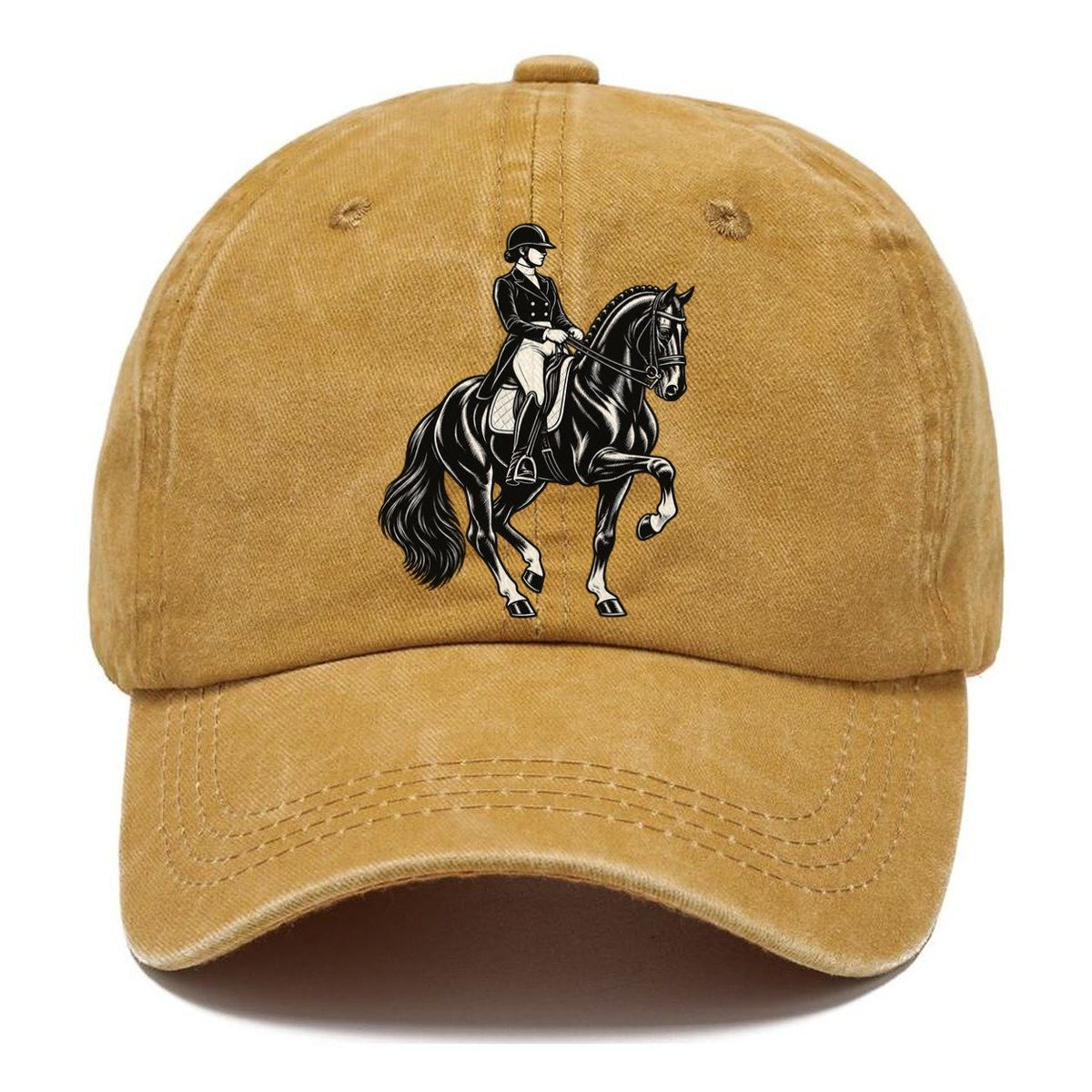 Equestrian Dressage Passage Global Sports Ink Figures Classic Cap – Golden Harvest