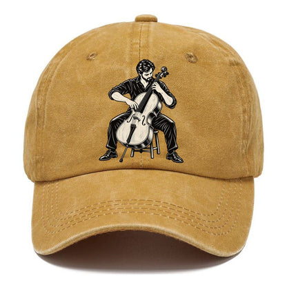 Cellist Pizzicato Phrase Global Music Ink Figures Classic Cap – Golden Harvest
