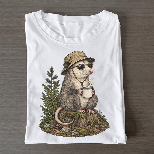 Possum Dawn Patrol Slow Camp Club Classic T-shirt – White