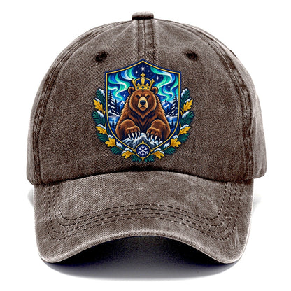 Finland Heraldic Crest Country Logos Classic Cap – Brown
