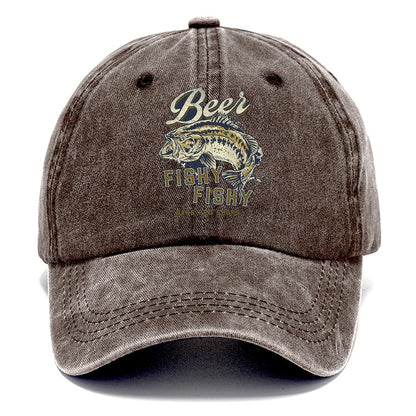 Beer Fishy Fishy Classic Cap – Brown