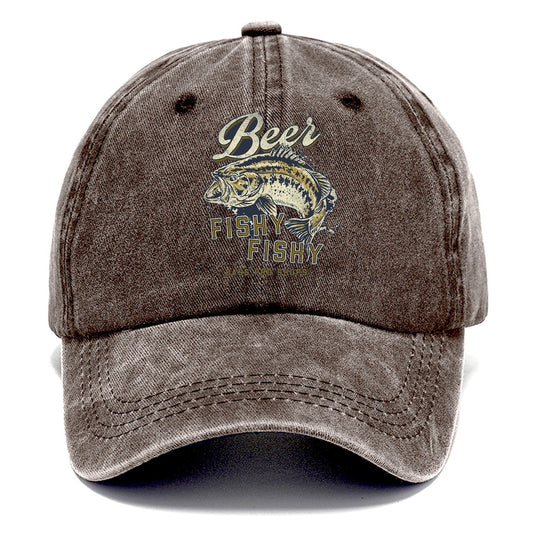 Beer Fishy Fishy Classic Cap – Brown