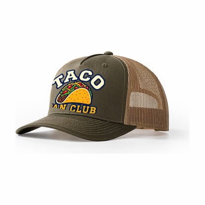 Taco Fan Club Trucker Hat – Olive Khaki