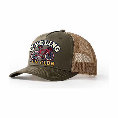 Cycling Fan Club Trucker Hat – Olive Khaki