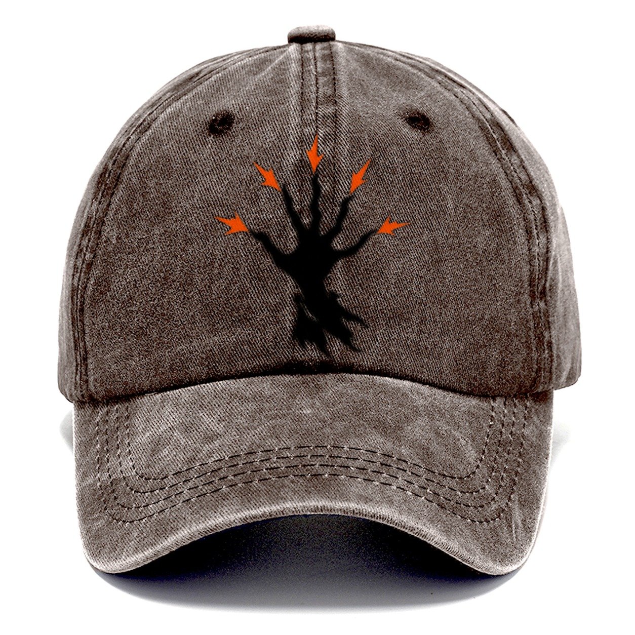 Spellcasting Hand With Sparks Witch Magic Classic Cap – Brown