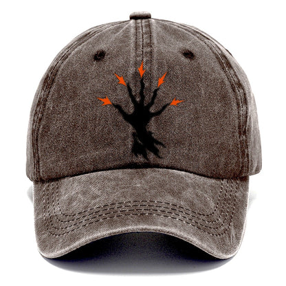 Spellcasting Hand With Sparks Witch Magic Classic Cap – Brown