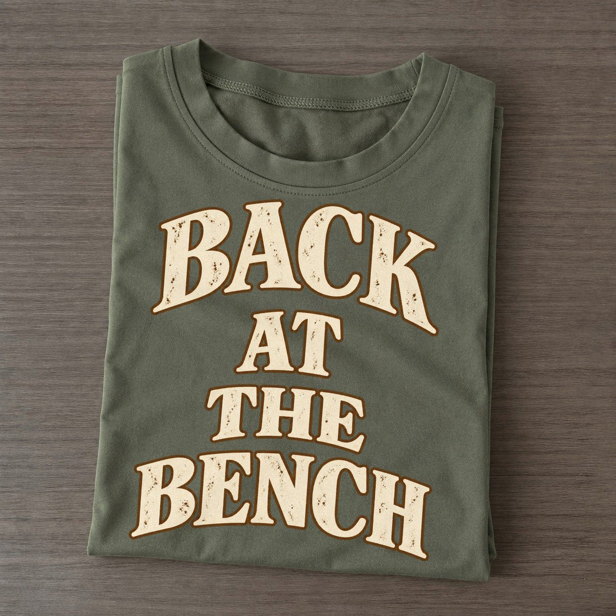 Back At The Bench Character Club Classic T-shirt – Army Green