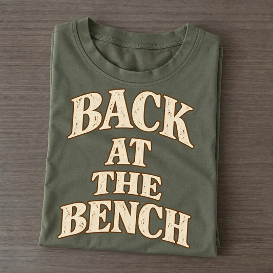 Back At The Bench Character Club Classic T-shirt – Army Green