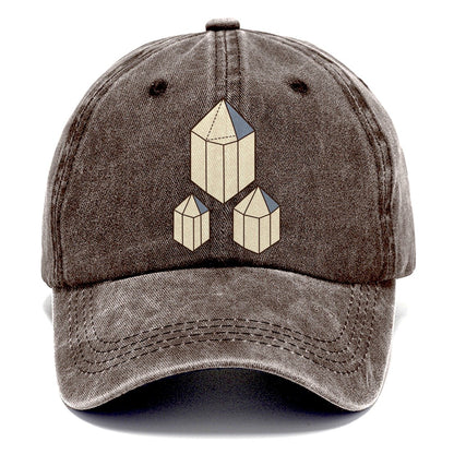 Crystal Growth Diagram Rocks And Minerals Classic Cap – Brown