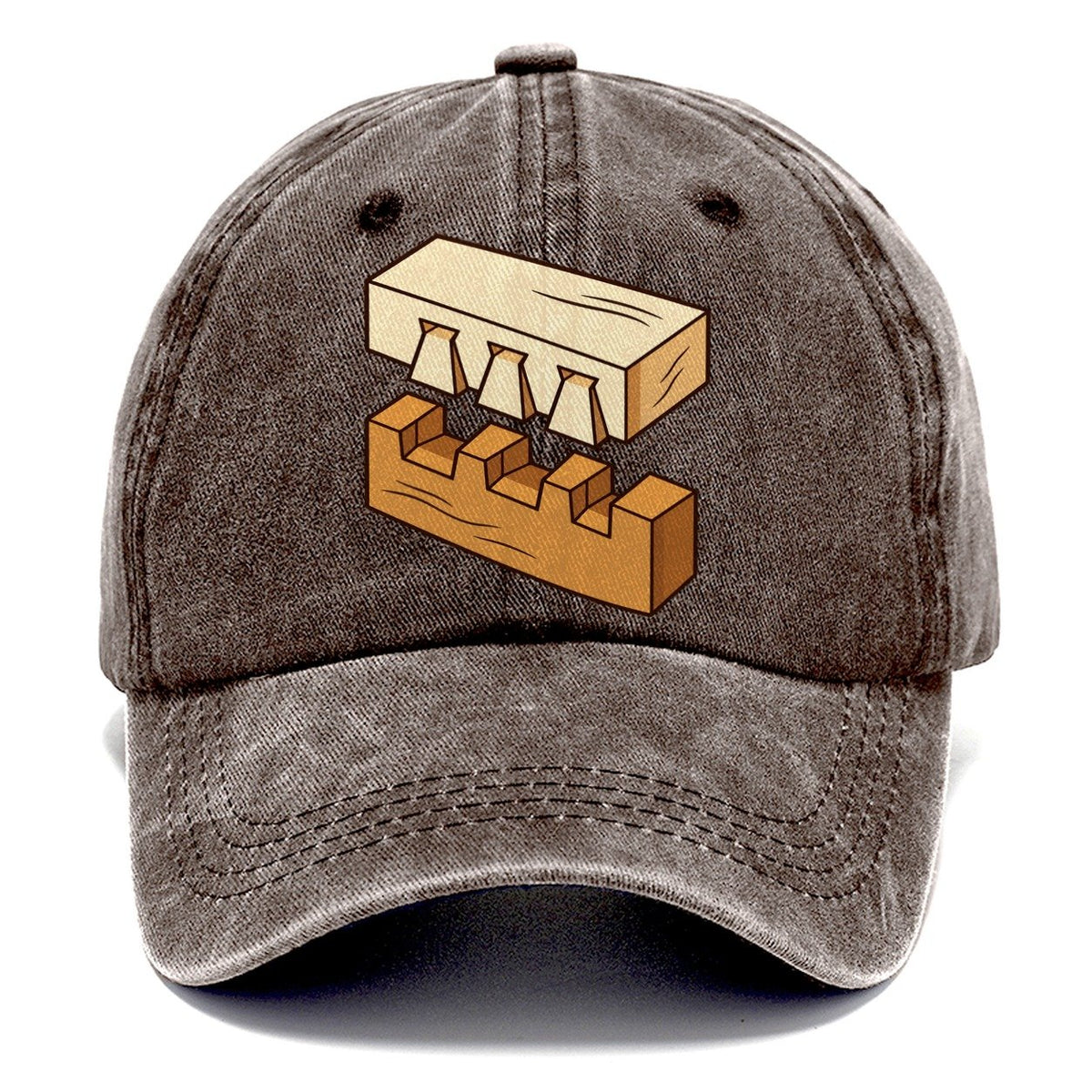 Dovetail Joint Study Woodworking Classic Cap – Brown
