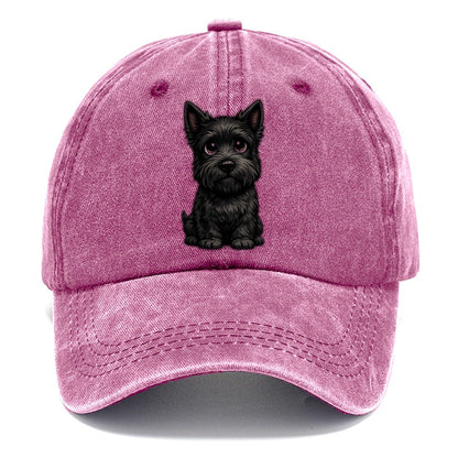 Scottish Terrier Sitting Sweetheart Classic Cap – Dusty Rose