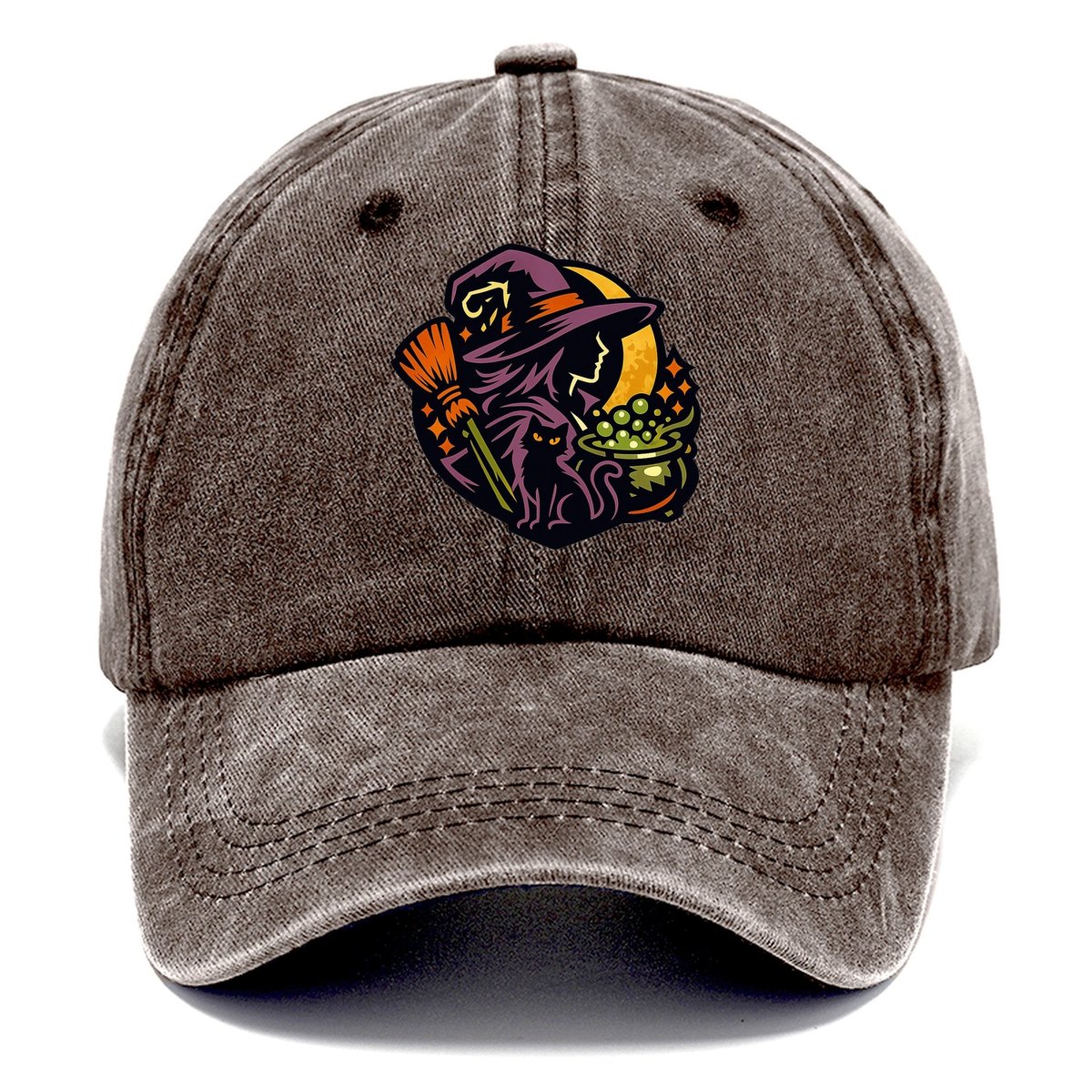 Moonlit Witch Classic Cap – Brown
