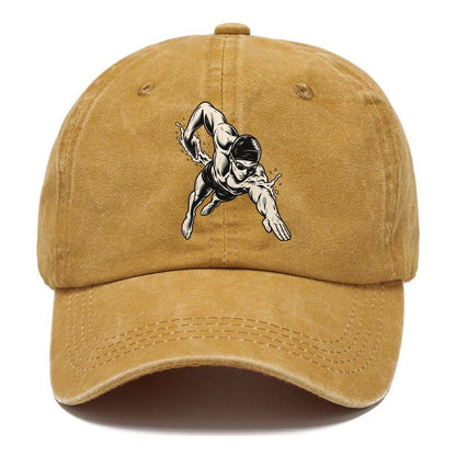 Swimmer Freestyle Catch Global Sports Ink Figures Classic Cap – Golden Harvest