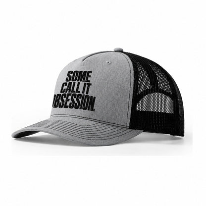 Some Call It Obsession Fishing Club Trucker Hat – Sport Grey Black