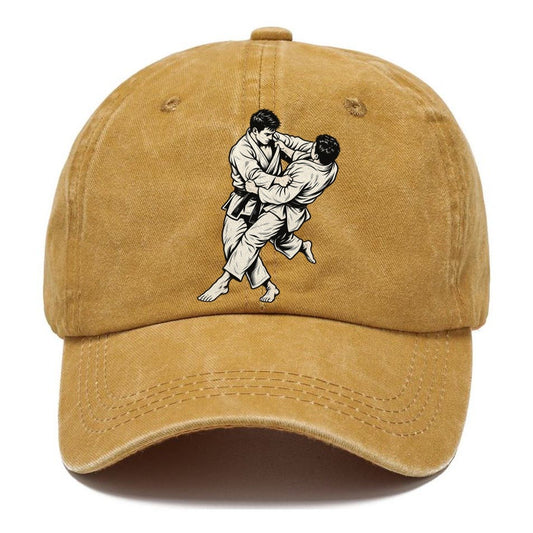Judo Outside Leg Sweep Global Sports Ink Figures Classic Cap – Golden Harvest