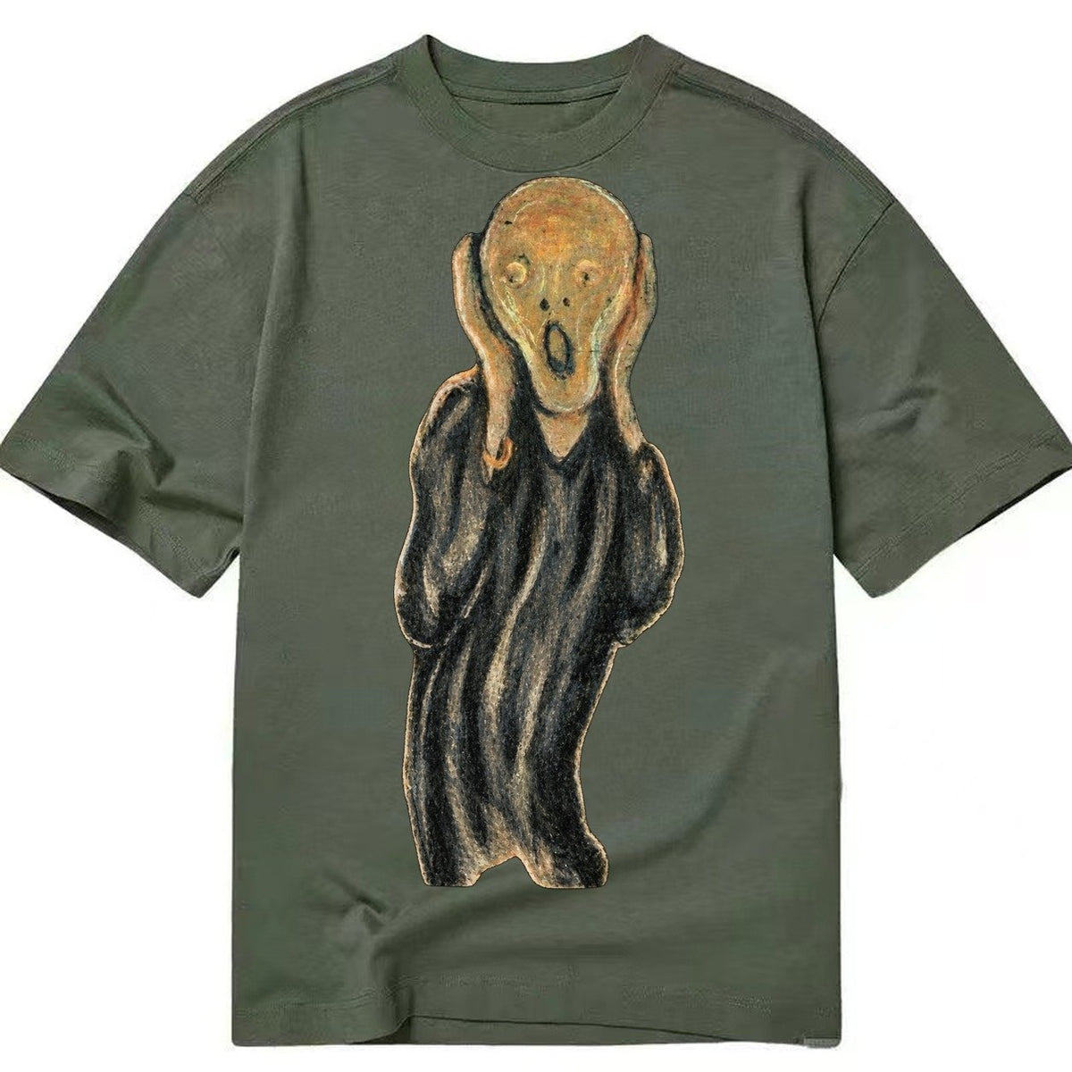 The Scream Classic T-shirt – Army Green
