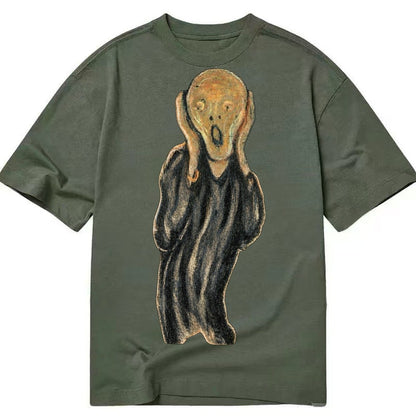 The Scream Classic T-shirt – Army Green