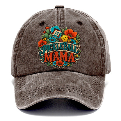 Pickleball Mama Pickleball Life Classic Cap – Brown
