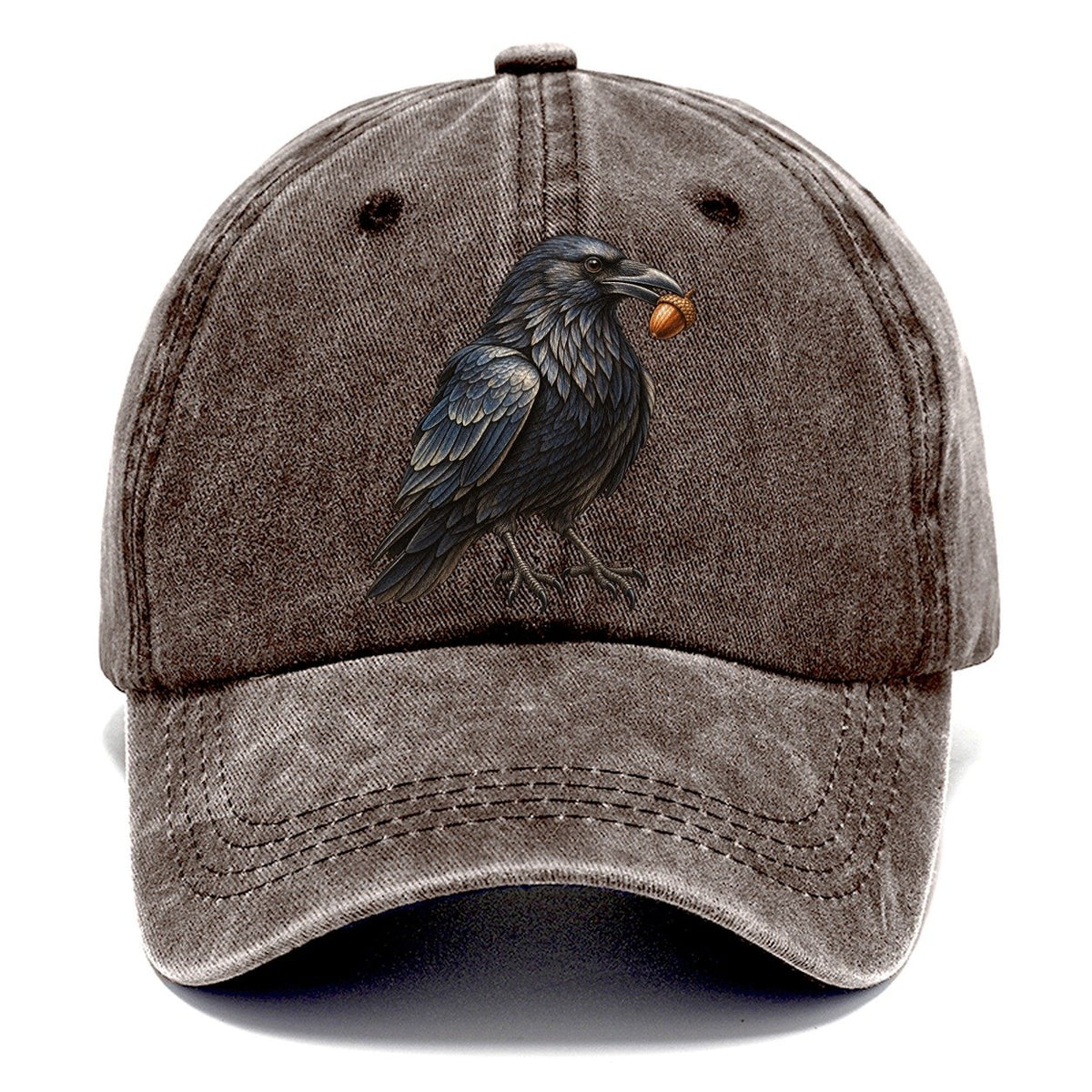 Raven With Acorn Everyday Originals Classic Cap – Brown