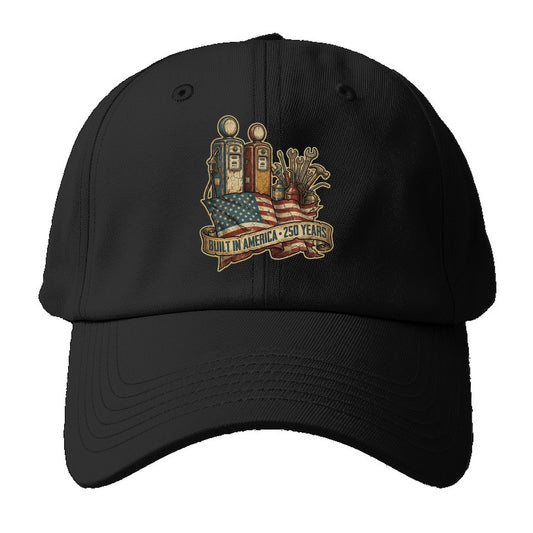 Built In America Baseball Cap – Black
