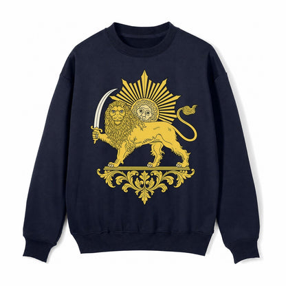 Shir O Khorshid Fleece Sweatshirt – Navy Blue