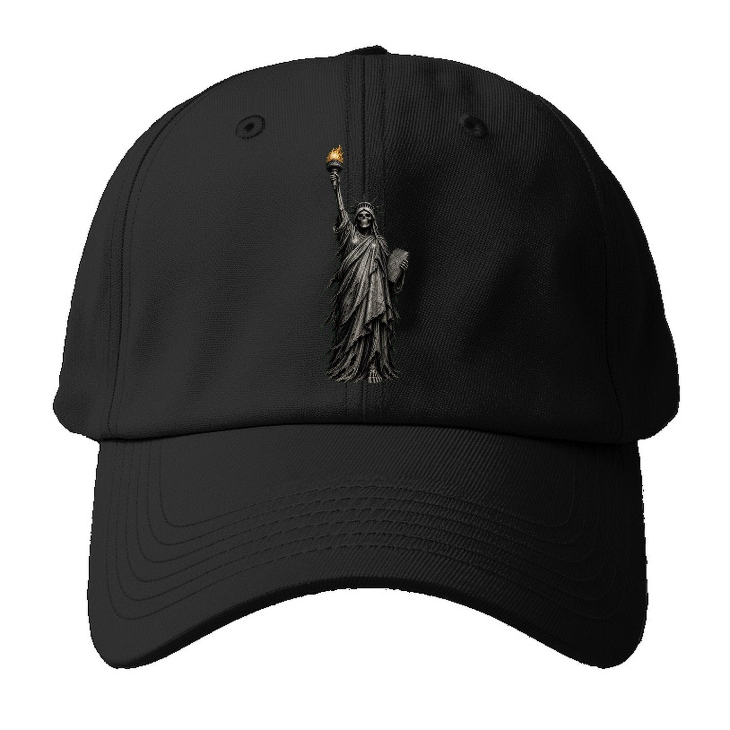 Grim Liberty Baseball Cap – Black