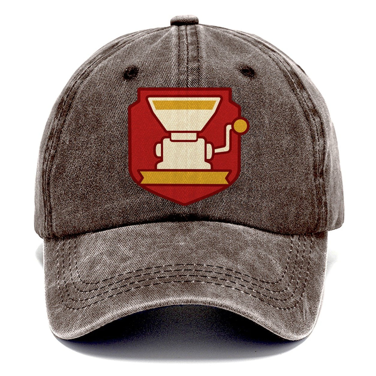 Grain Mill Crest Classic Cap – Brown