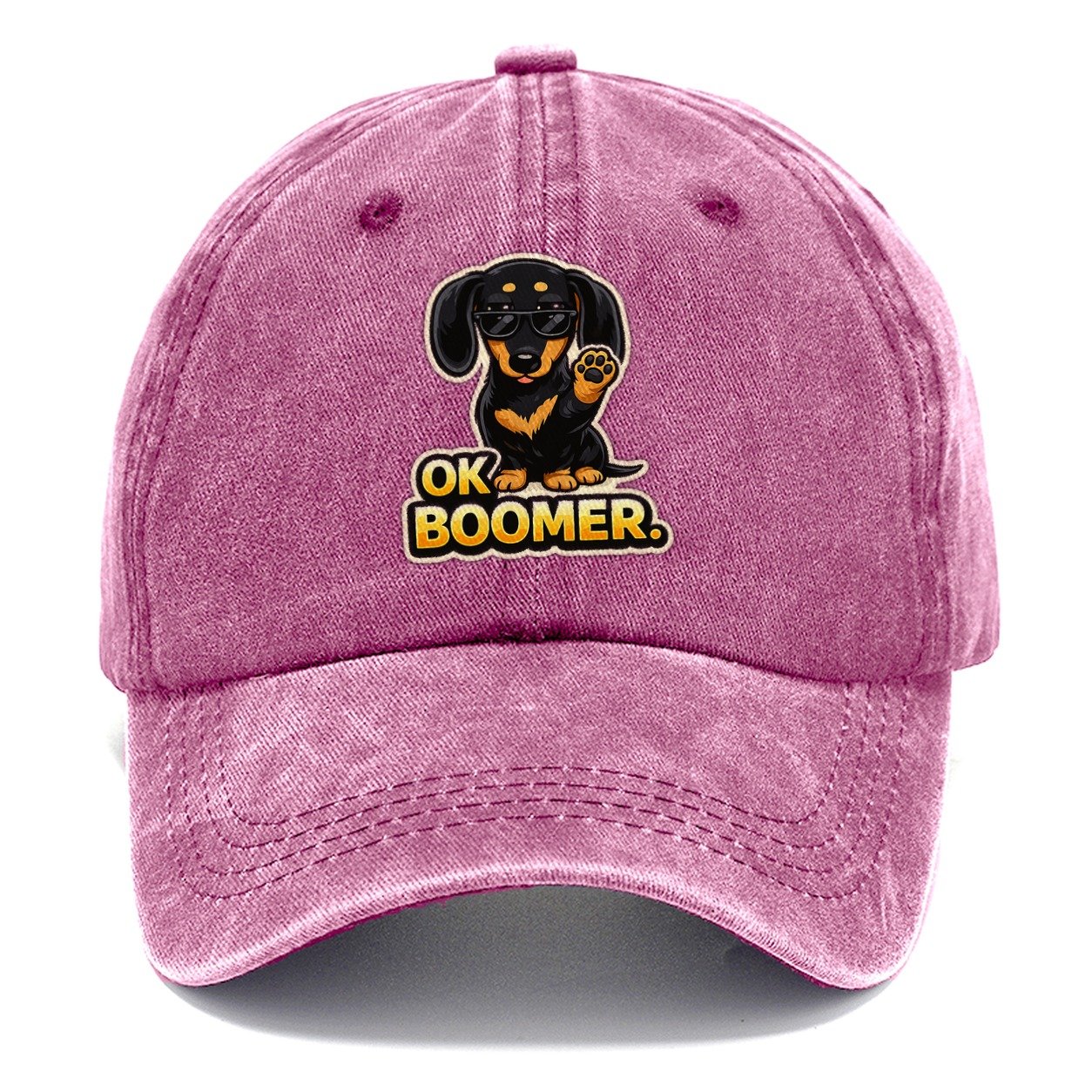 Dachshund Dismissing Generation Classic Cap – Dusty Rose