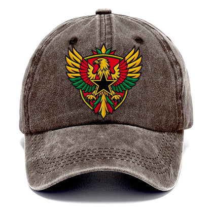 Ghana Minimal Emblem Country Logos Classic Cap – Brown