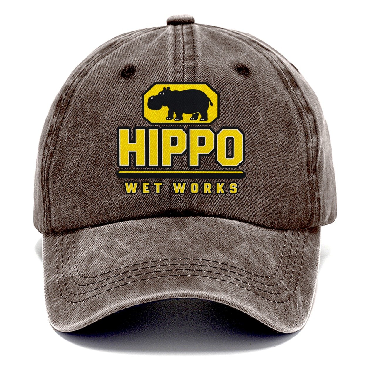 Hippo Wet Works Heavy Duty Classic Cap – Brown
