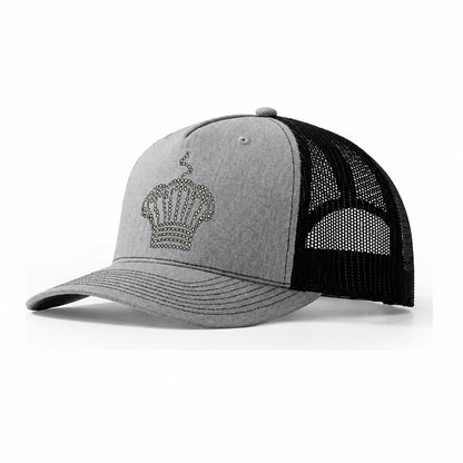 Chef Hat Steam Trucker Hat – Sport Grey Black