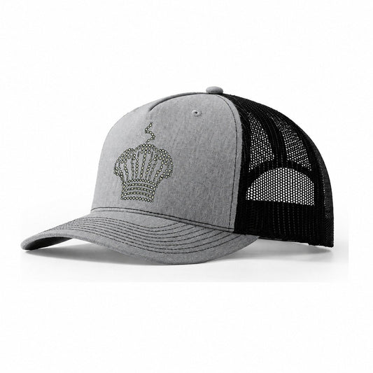 Chef Hat Steam Trucker Hat – Sport Grey Black