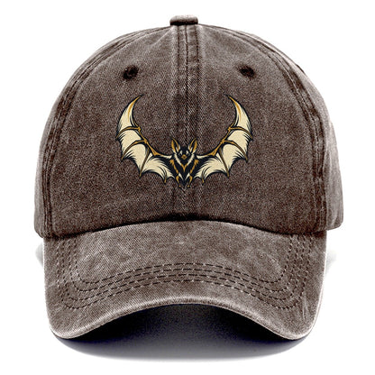 Bat Crescent Wings Sundown Familiars Classic Cap – Brown