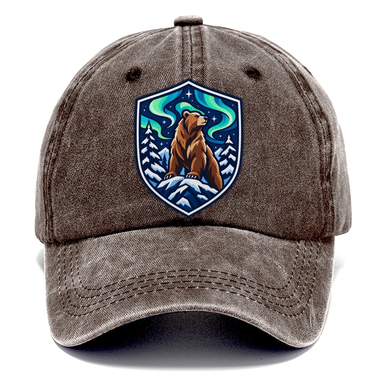 Finland Minimal Emblem Country Logos Classic Cap – Brown